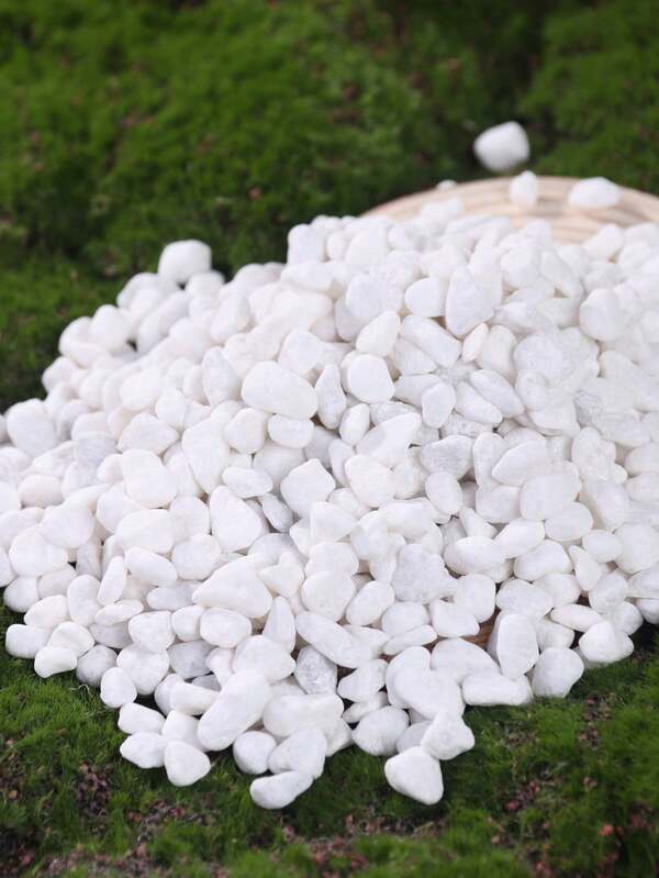 1Pack 0.6-0.9cm/2-3cm/0.4-0.6cm/0.9-1.5cm/1-2cm/2-3cm/0.9-1.5cm/-800g/500g/300g/100g  White Decorative Pebbles Suitable For Gardens And Homes -0.3-3 Cm, Multi-Color Stones (White, Black, Yellow, Gray, Purple, Blue, Green) Suitable For Indoor Plants, Outdoor Landscapes, And Holiday Decorations - Perfect For Terraces, Potted Plants, Bathrooms, Aquariums, And Micro Landscapes, Holiday Decorations | Natural Appearance | Beauty, Garden Decorations,Fall Decor,Christmas Decorations, Bedroom Curtains