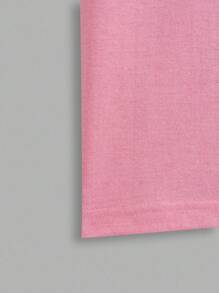 RueChic Men Casual Solid Regular Short Sleeve Polo Shirt - Pink - View 5