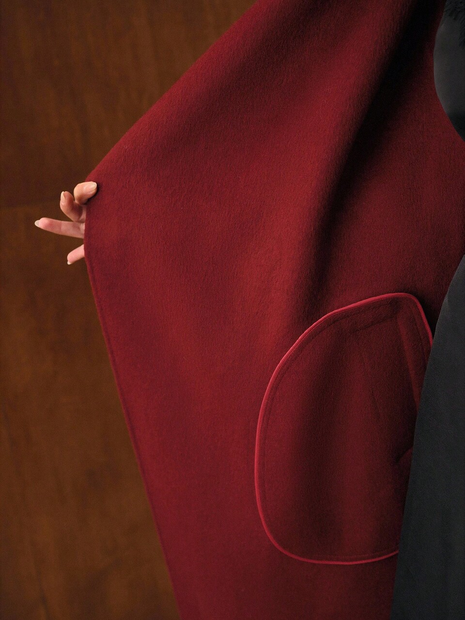 AUTUMN/WINTER OVERSIZED COLLAR BELT LOOSE LONG OVERCOAT, ELEGANT CHIC