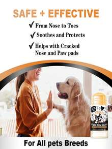 SHEIN 3pcs Avocado Oil & Beeswax Pet Paw Balm To Moisturize & Protect Cracked Paws For Cats & Dogs - Multicolor - View 6