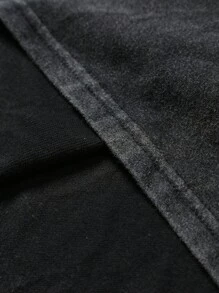 Manfinity EMRG Áo thun nam in họa tiết tuyết thường ngày, mùa hè - màu đen - Xem 5