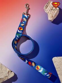 SUPERMAN X PETSIN 1pc Superbaby Cartoon Print Durable Dog Leash