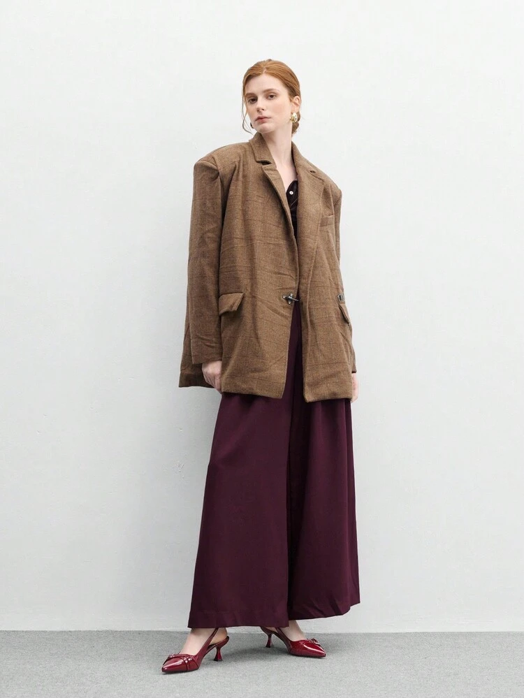 CUCCOO BIZCHIC Women's Pointed Toe Stiletto High Heel Burgundy Backstrap Multi-Strap Fashion Commuter Versatile High Heel Pumps For Christmas Spring Shoes