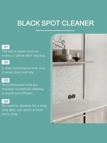 1Pc/2pcs Stain Cleaner; Cleaning Gel; Black Spot Cleaner; Mold Removal Gel; Mold Removal Jelly Agent; Drum Washing Machine Mold Removal; Refrigerator Rubber Ring, Kitchen Household Cleaner; - Multicolor - View 5