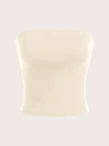 Tseoso 6pcs/Set Casual Solid Color Versatile Cropped Camisole Tops For Women, Suitable For Summer - Multicolor - View 6