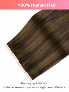 20PCS Straight Tape In Human Hair Extensions 100% Real Remy Human Hair 14-24inches Natural High Quality 50G/Pack For Salon Silky Seamless Invisible PU Tape In Hair Extensions - S1/2/5 - View 3