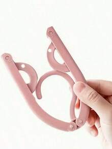 10个装旅行衣架，便携式折叠衣架，可折叠晾衣架，防滑设计，适用于零售店的晾衣架（颜色和款式随机发货） - 彩色 - 查看 7