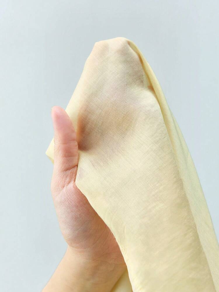 SHEIN Maija 2025 Urban Elegant Spring And Summer New Style Valentine's Day Light Yellow Ruffle Women's Blouse Gorgeous Everyday Casual Romantic Vacation Suitable For Outing Party Wedding Guests Old Money Style Valentine's Day 90s Women's Bohemian Festival