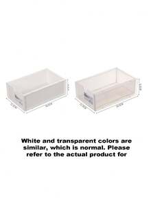 1pc Multi-Layer DIY Beads Jewelry Storage Display Box, Plastic Clear Box Practical Convenient Supplies, Gift For Valentine's Day Back To School - White - View 12