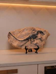 SHEIN 1pc Dinosaur Fossil Decoration Tyrannosaurus, Pterosaur-Like, Ostrich Lizard, And Chinese Dragon Bird Models, 4 Types Of Decorative Tabletop Ornaments Suitable For Home Decoration, Home Decor, Tabletop Ornaments, Party Gifts, And Presents.