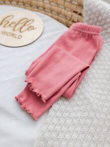 SHEIN Babygirl 休闲针织长袖卫衣套装，秋冬 - 彩色 - 查看 7