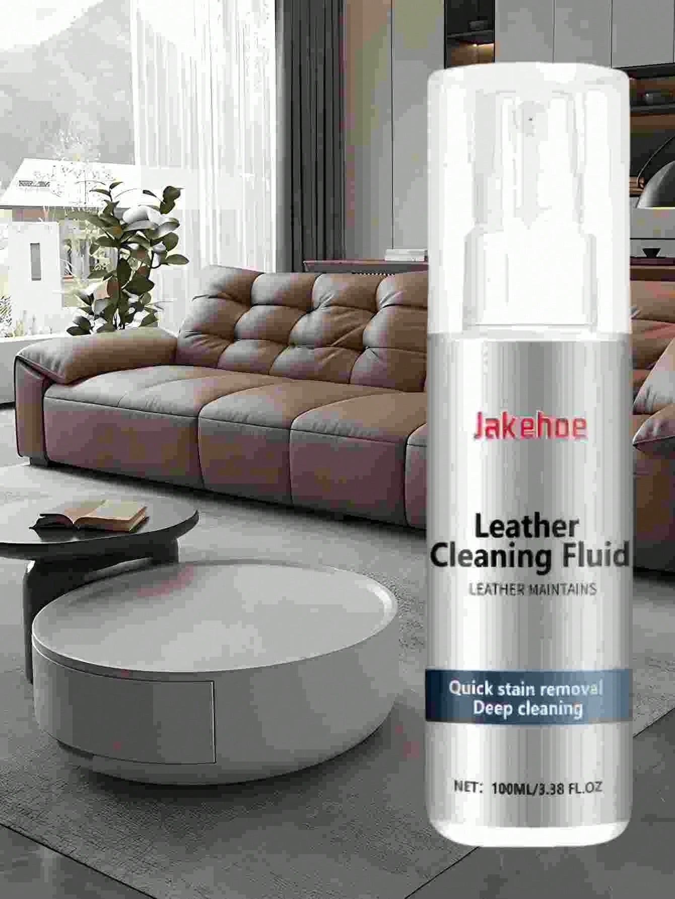 1瓶/3瓶装皮革清洁液；保护皮革；皮革清洁液，家具皮革去污，清洁，抛光，增亮护理，保护性清洁剂