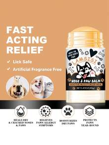 SHEIN 3pcs Avocado Oil & Beeswax Pet Paw Balm To Moisturize & Protect Cracked Paws For Cats & Dogs - Multicolor - View 2