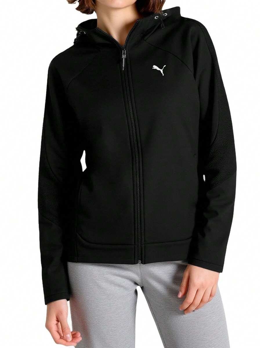 Puma Evostripe Full Zip Hoodie - Black - View 1