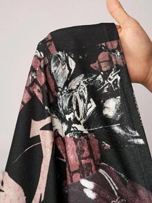 Slaydiva 2025 Winter New Arrivals - Global Carnival Season: Christmas, New Year, Valentine's Day, Parties, Evenings, Dates, Gatherings, Birthday Parties, Preppy Style, Student Wear, Everyday Outings, Basic And Versatile, Casual, Cruise Travel, Influencer Hot Items, Elegant, Commuter, Business Casual, Simple, Street Style, Sexy Club, Y2K, Punk Racing, Cool Motorcycle Style For Girls, Collared Long Sleeve, Abstract Portrait Print, Winter Coat, Christmas Coat, New Year Coat, Brown Coat, Elegant Coat, Casual Coat, Women's Coat