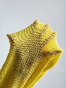 Elenzga Cárdigan de punto con cuello en V, unicolor, con bordado floral y cuentas, talla grande - Amarillo - Ver 8
