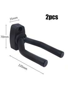 1PC/2PCS Universal Guitar Wall Hanger – Adjustable Hook For Electric/Acoustic Guitar, Bass, Ukulele, Violin, Erhu | Space-Saving Durable Mount, Home/Studio Storage, Protective Instrument Holder (Gift For Musicians, Birthday, Graduation) - Multicolor - View 7