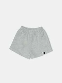 SUMWON Oakland Varsity Logo Two Piece Outfit Raglan Sleeve T-Shirt Short Set Little Boys Summer Play Clothes Casual Sport Active Wear - Light Grey - View 4