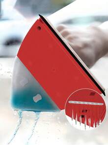 SHEIN 1 Pc Magnetic Window Cleaner, ABS Material, Multi-Functional Glass Scraper, Comes With Water Storage Function, Anti-Pinch Function, Suitable For Living Room, Bathroom, Kitchen - Efficient Window Cleaning (Different Specifications Of Different Colors, Each Specification Is Marked With The Degree Of Application Of The Glass, Please Order According To Their Own Glass) - Multicolor - View 11