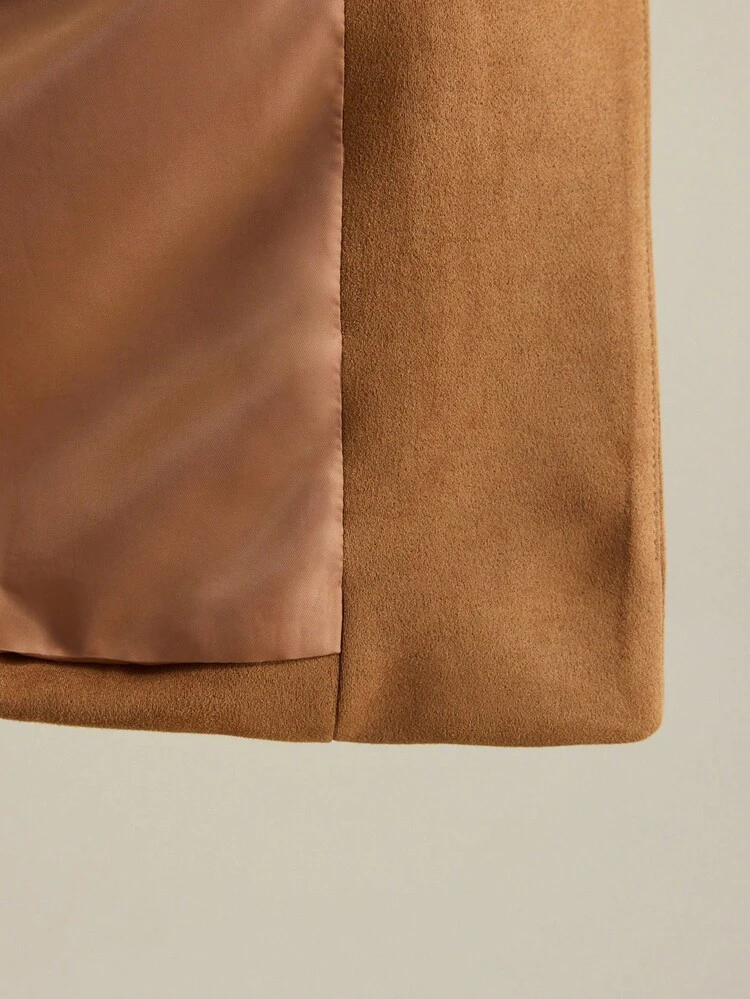 2025 New, Autumn/Winter Apparel, All Season Wear, Winter, Back To School Looks For Women, Halloween & Christmas, Teacher Attire, Casual Outings, Night Out, Wedding Guest Formal Wear, Elegant, Church Attire, Business Casual, Solid Color Lapel Neck Long Sleeve Single-Breasted Casual Commuter Blazer