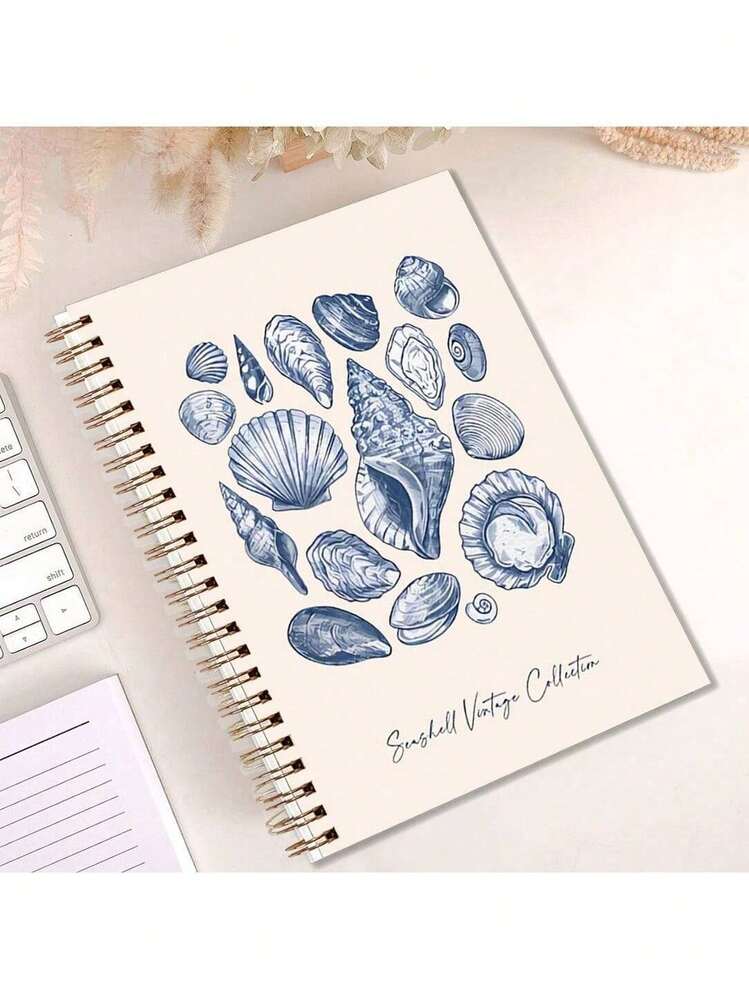 1本贝壳复古系列螺旋笔记本 - Spiral Notebook - 查看 6