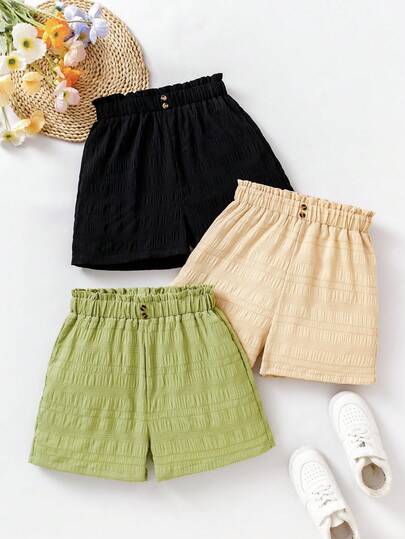 3件套青少年女童休闲短裤