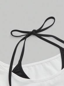 ROMWE Grunge Punk Y2K Vintage Skeleton & Pentagram Print Women Tight Fit Long Sleeve T-Shirt