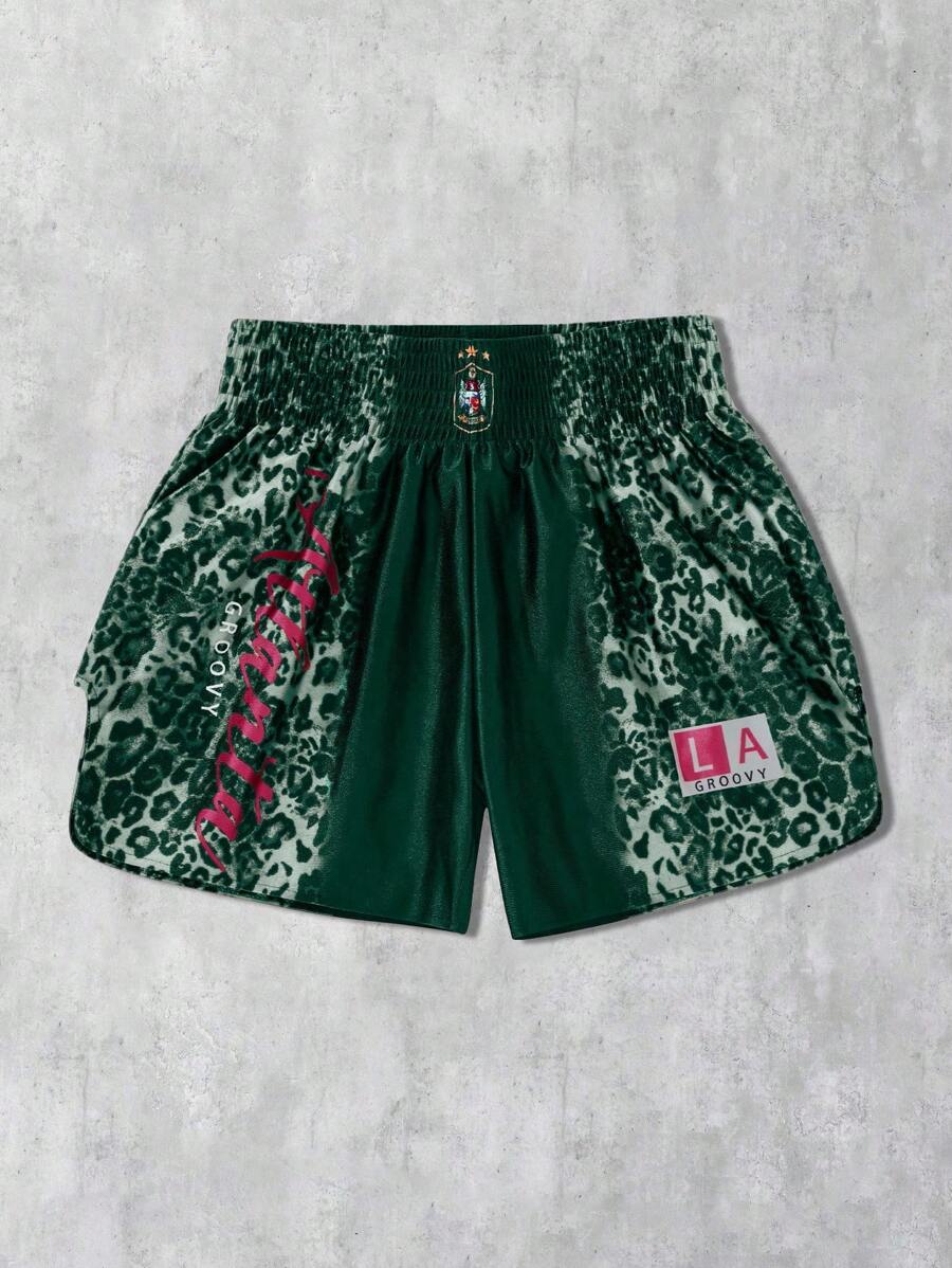 ROMWE MEN Street Life Pantaloncini da uomo per arti marziali e boxe, adatti per l'uso quotidiano, ideali per la primavera/estate