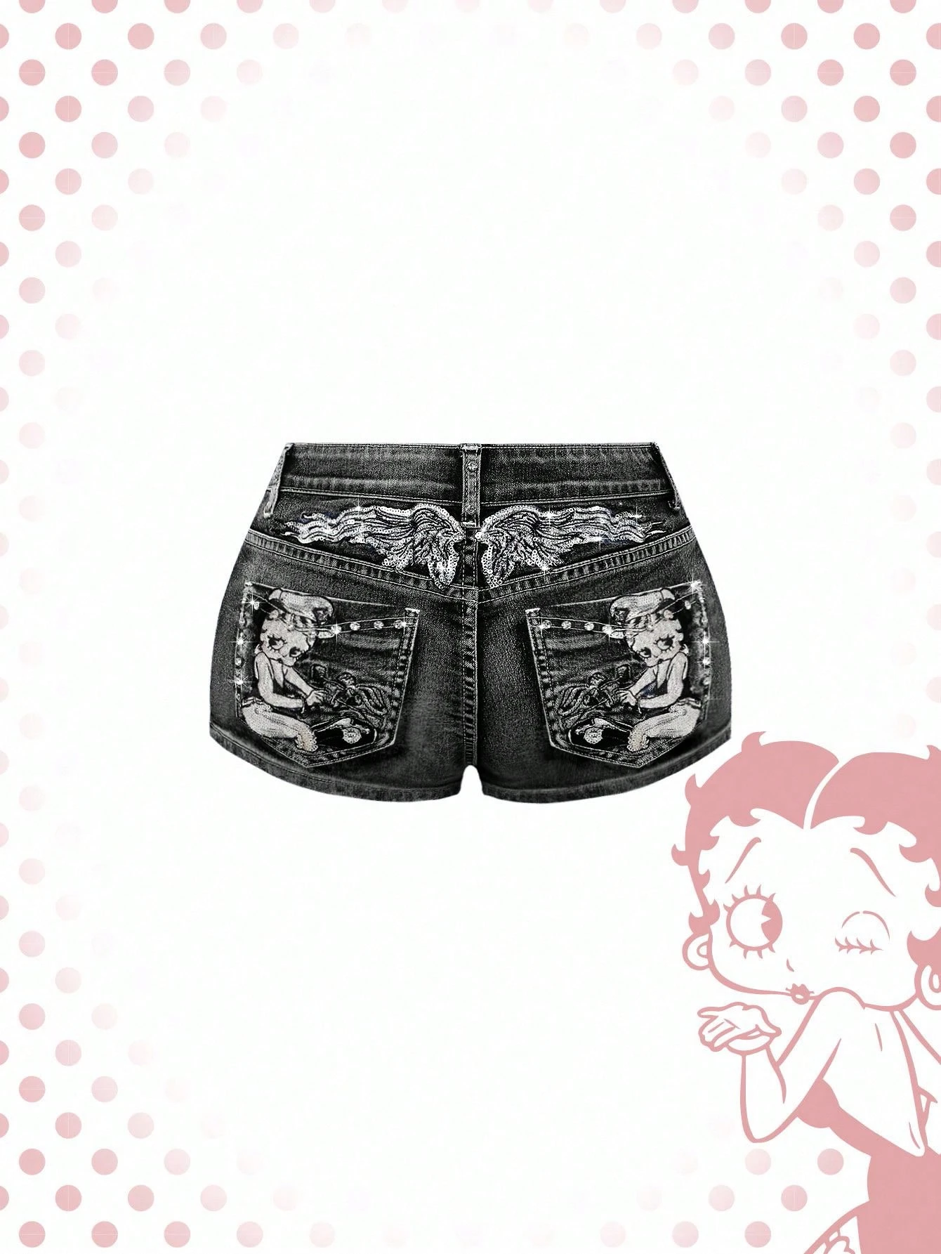 Our Betty Boop | ROMWE Spring/Summer Women's Vintage Millennium