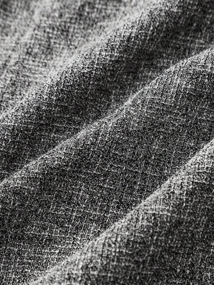Abito mini aderente in tweed grigio con bordo in pizzo nero, abito da uscire, abito per il ritorno a scuola, abito autunnale
