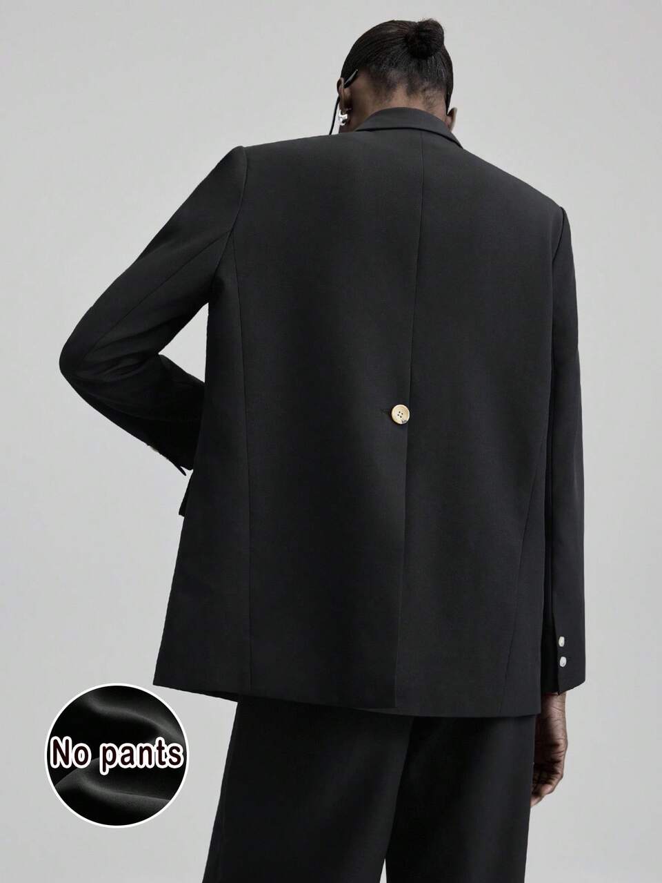 2025 Women's Spring/Summer Minimalist Fashion, Urban Commute, Elegant Simplicity, Solid Color Lapel NeckLong Sleeve Single-Breasted Casual Blazer