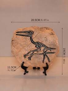 SHEIN 1pc Dinosaur Fossil Decoration Tyrannosaurus, Pterosaur-Like, Ostrich Lizard, And Chinese Dragon Bird Models, 4 Types Of Decorative Tabletop Ornaments Suitable For Home Decoration, Home Decor, Tabletop Ornaments, Party Gifts, And Presents.
