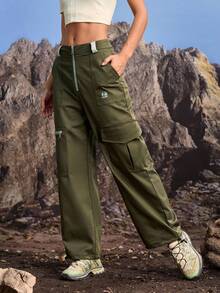 In My Nature Women's Casual Outdoor Pants, Suitable For Exercise, Hiking And Sports Multiple Secure Pockets Comfortable Fit  Perfect For Hiking, Trekking, Camping, Or Everyday Outdoor Activities - Green - View 4