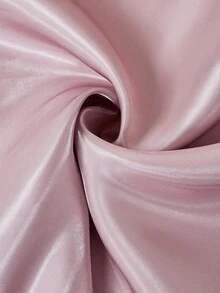 Ellevyn Robe courte élégante en jacquard rose à manches patchwork, convenant pour le port quotidien et pour de multiples occasions, automne - Rose bonbon - Voir 6