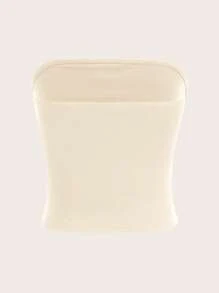 Tseoso 6pcs/Set Casual Solid Color Versatile Cropped Camisole Tops For Women, Suitable For Summer - Multicolor - View 5