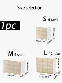 1pc Multi-Layer DIY Beads Jewelry Storage Display Box, Plastic Clear Box Practical Convenient Supplies, Gift For Valentine's Day Back To School - White - View 11