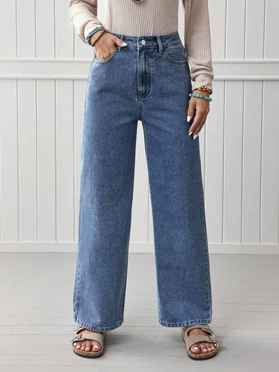 EMERY ROSE 直筒牛仔褲