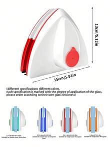 SHEIN 1 Pc Magnetic Window Cleaner, ABS Material, Multi-Functional Glass Scraper, Comes With Water Storage Function, Anti-Pinch Function, Suitable For Living Room, Bathroom, Kitchen - Efficient Window Cleaning (Different Specifications Of Different Colors, Each Specification Is Marked With The Degree Of Application Of The Glass, Please Order According To Their Own Glass) - Multicolor - View 12