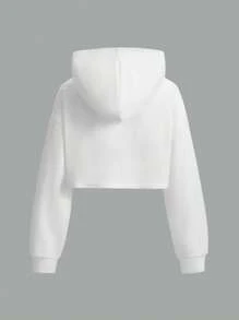 ChillGRL 3pcs/Set Teenage Girls Casual Loose Letter Print Hoodie Sweatshirt, Knit Camisole And Green Knit Cargo Pants, Suitable For Spring, Autumn And Winter Fall - Pink - View 3