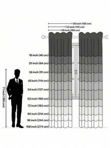 SHEIN 1 chiếc rèm cách nhiệt BGment cản sáng 100% cho phòng ngủ, có lớp lót màu đen, rèm hai lớp giảm tiếng ồn và cản sáng hoàn toàn. - Màu be - Xem 11