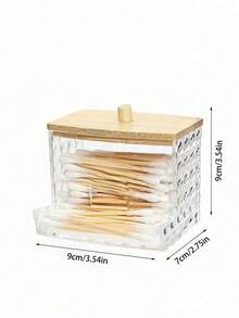 1PC/3PCS Nampan Organizer Makeup Akrilik Motif Berlian, Kotak Penyimpanan Kosmetik Akrilik Transparan, Rak Display Stoples Kamar Mandi dengan Tutup, Untuk Liburan Pantai, Koleksi Kamar Mandi, Koleksi Kamar Tidur, Kapasitas Besar, Penyimpanan Gelas - Clear - View 18