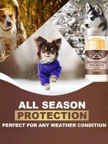 SHEIN 1Pc/3pcs Pet Paw Care Cream For Cat Meat Pad Care For Dog Skin Balm Moisturizing Moisturizing Double Balm - Multicolor - View 4