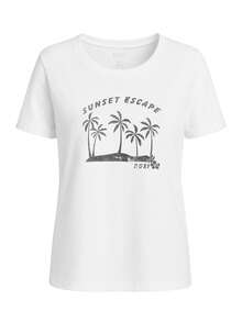 Roxy Women T-Shirts - 白色 - 查看 3