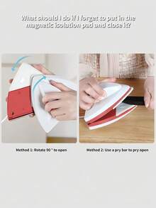 SHEIN 1 Pc Magnetic Window Cleaner, ABS Material, Multi-Functional Glass Scraper, Comes With Water Storage Function, Anti-Pinch Function, Suitable For Living Room, Bathroom, Kitchen - Efficient Window Cleaning (Different Specifications Of Different Colors, Each Specification Is Marked With The Degree Of Application Of The Glass, Please Order According To Their Own Glass) - Multicolor - View 3