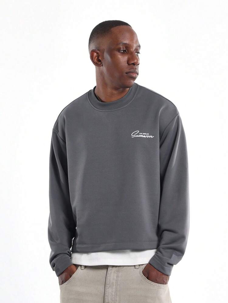 Off Road Crew Neck Sweatshirt With Logo Design