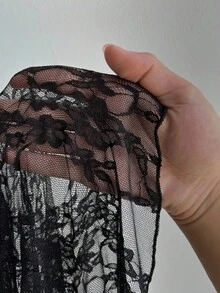 Whyspr Goth Punk Gothic Halloween Plus Size Lace Coats Fall Winter Cloth For Women - Black - View 9