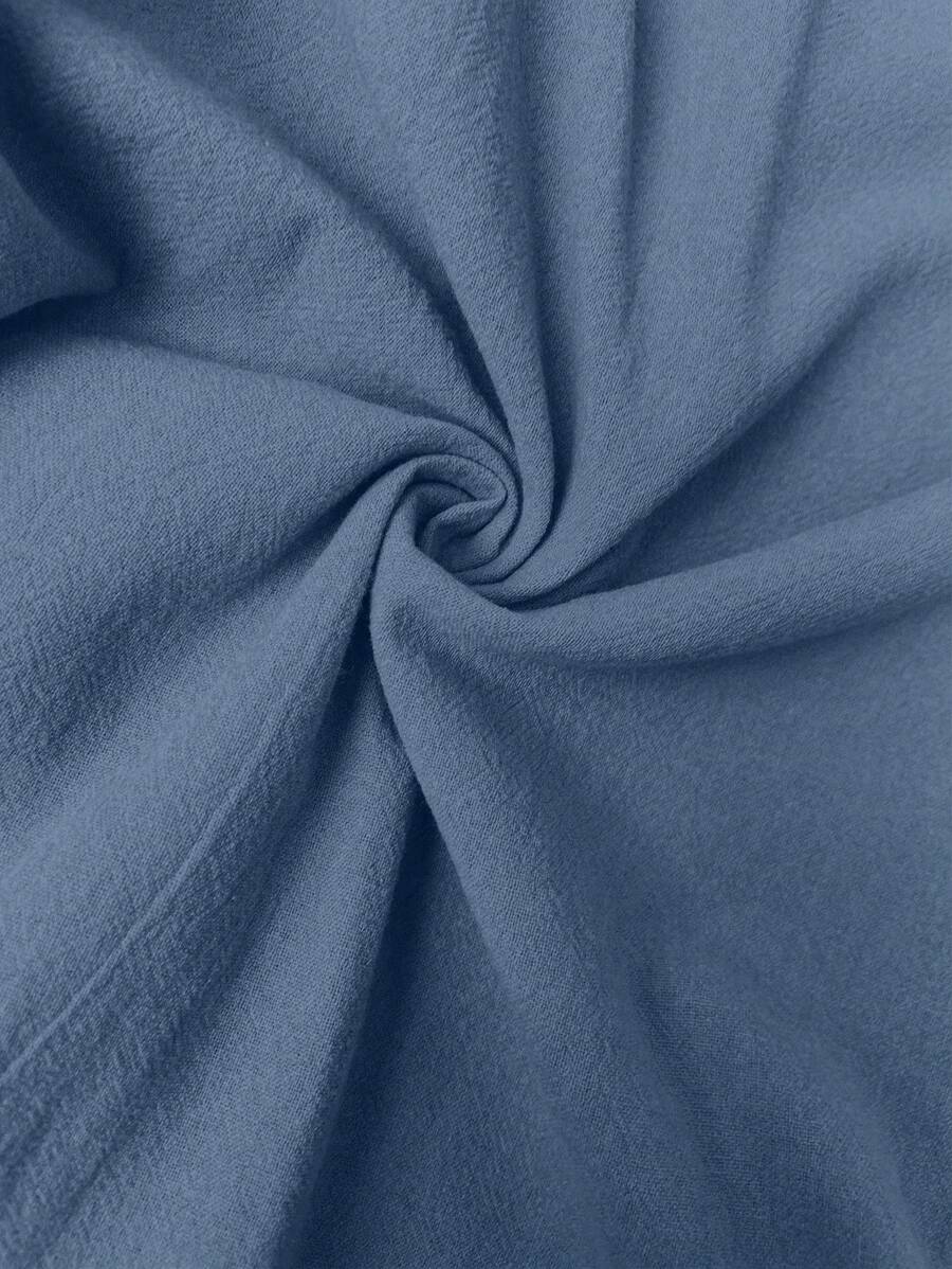 Breezaya 大码女式纯色休闲宽松吊带背心连衣裙 - 白色 - 查看 1