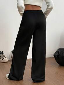 Sparklyn 少女休闲街头时尚学院风加厚保暖运动裤，秋冬季，圣诞节服装