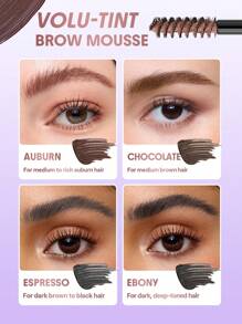 SHEGLAM Airy Tinted Volumizing Augenbrauenmousse-Auburn Marke Schönheit Make-up Kosmetik für Damen Mädchen Perfekt für Winter Frühling Ideal für Y2K Schick Elegant Mode Geeignet für Geburtstag Valentinstag Geschenk Karneval Fasching Party Fertig Beste Farbe - Auburn - Übersicht 5