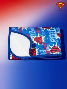 SUPERMAN X PETSIN 1pc Printed Cat & Dog Plush Warm Blanket, Suitable For Pets - Multicolor - View 11